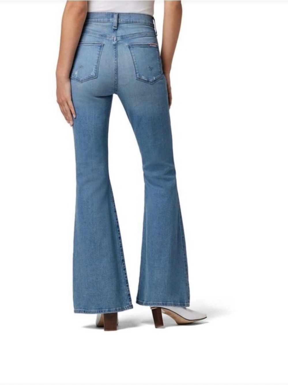 Hudson Jeans Light Blue Mid-High Rise Flare Leg